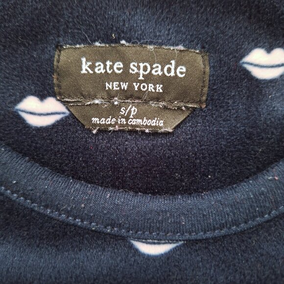 Kate Spade Lips Fleece Pajamas - Picture 5 of 10